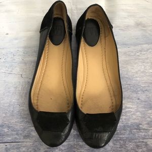 Frye Carson Tab Ballet Flat Womens 11 M